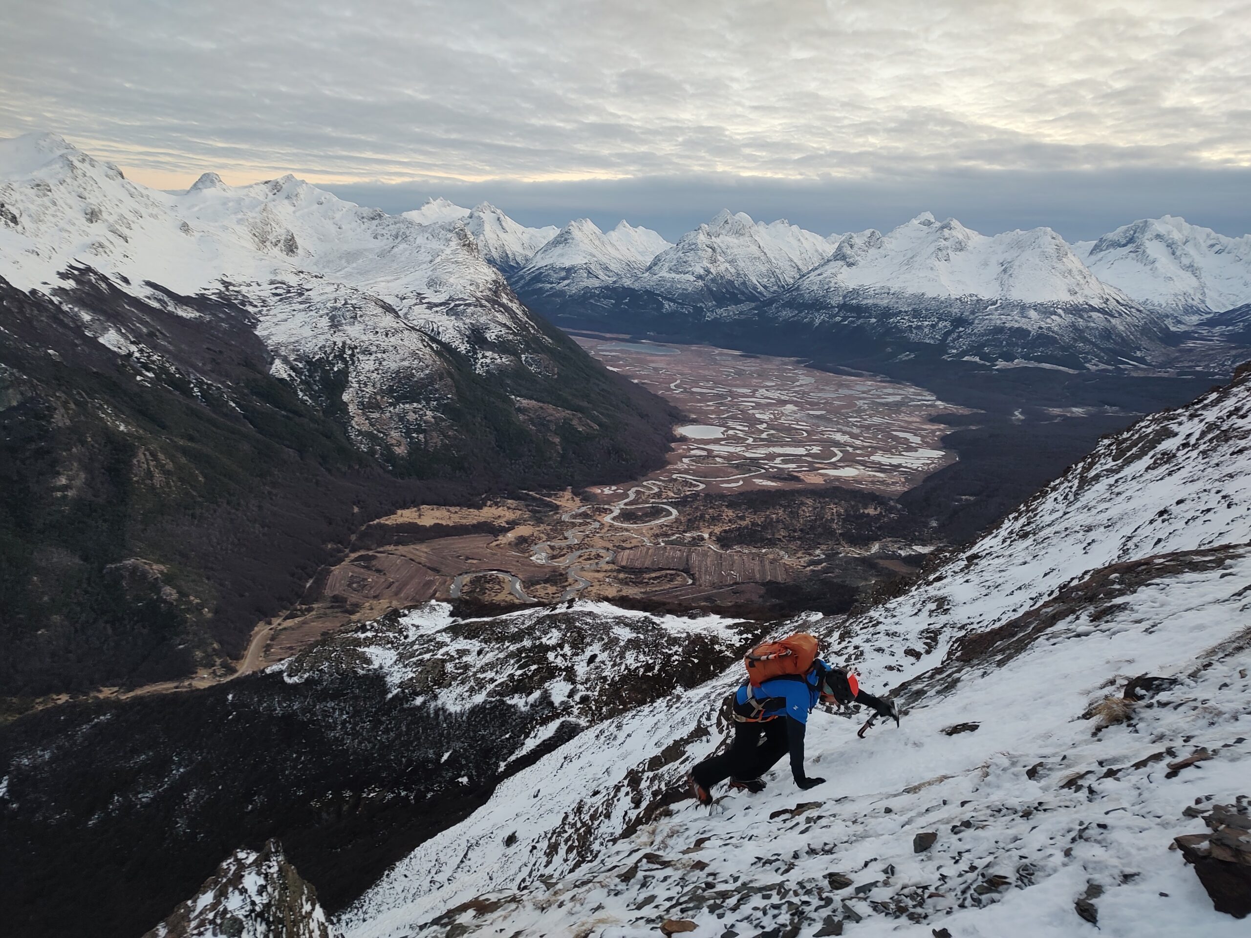 Ushuaia es única para la practica del montañismo